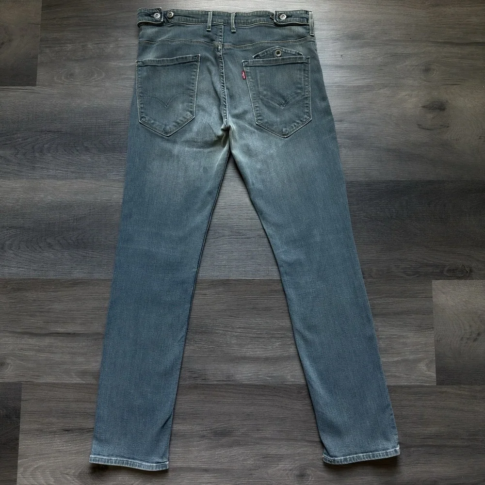Vintage Y2K Levis 511 Jeans Engineered Look Mens 34x32 Waist Adjusters Slim Fit